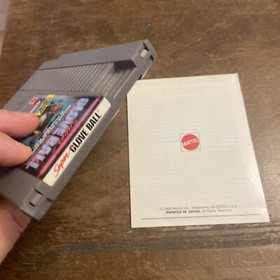 Super Glove Ball w/Manual NES Nintendo