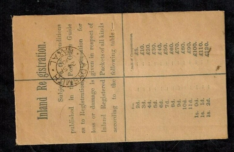 Boer War Cancel FPO 8 GB Registered Postal Stationery to Ladysmith Natal 1900  - Image 2 of 2