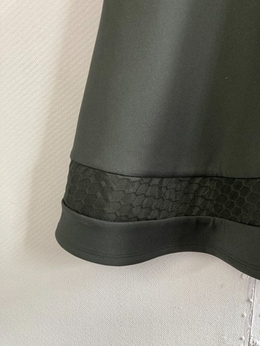 Ted Baker Little Black Dress Smart Occasion UK8 Semi Sheer Panels Skater Dress - Picture 3 of 8