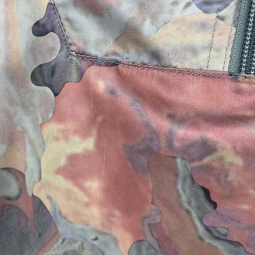 Adidas Originals Pastel Camo Watercolor Satin Hoodie Multicolor sz M READ! as is - Picture 8 of 17