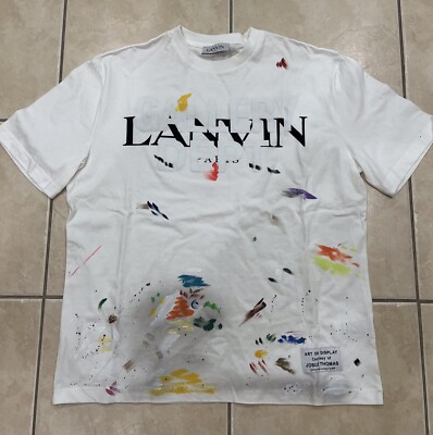 Lanvin X Gallery Dept Shirt Paint Splatter Sz M | eBay