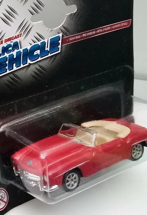【WELLY】No.2311　MERCEDES-BENZ　190SL　1955 Welly 1955 Mercedes Benz 190 SL Red 1:60 1:64 Scales 3 Inch