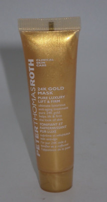 Peter Thomas Roth 24K Gold Lift & Firm Mask  0.47oz 14mL Mini Trial Travel Tube