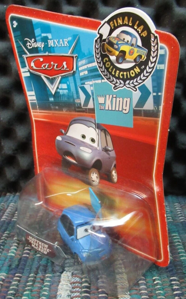 DISNEY PIXAR  CARS , MATTHEW  "TRUE BLUE"  MCCREW  ,  FINAL LAP ,  # 153 , BOX S - Image 3 of 4