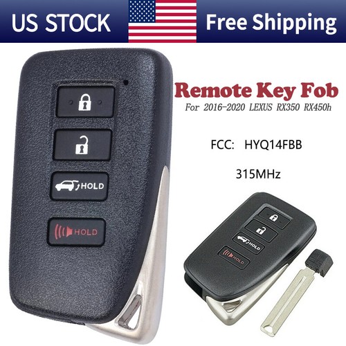 FOR 2016-2020 LEXUS RX350 RX450h SMART KEY KEYLESS REMOTE FOB HYQ14FBB ...