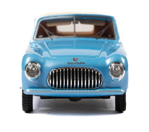 1947 Cisitalia 202 SC Cabriolet de Stabilimenti Farina azul claro 1/43 resina - Imagen 5 de 6