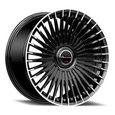 22'' Giovanna Tulum Black Machine Wheels S580 Bentley Flying Spur Continental GT