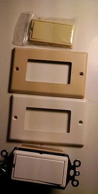 X10 WS14A  4-Way Decorator Dimmer Companion Switch System Electrical Cover