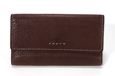 Fossil Brown Leather Trifold Wallet Soft