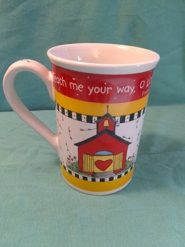 BROWNLOW GIFTS CLAIRE STONER TEACHER MUG RELIGIOUS BIBLE VERSE PROVERBS 27:11 - Picture 2 of 4