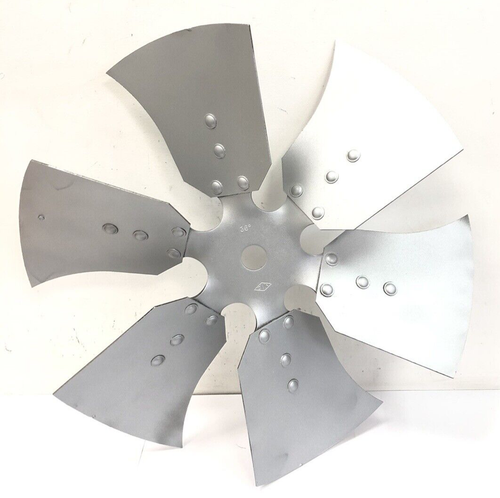 Girante ventola in acciaio VC 510 mm ventola di raffreddamento girante ventilazione motore raffreddamento HVAC - Foto 9 di 15