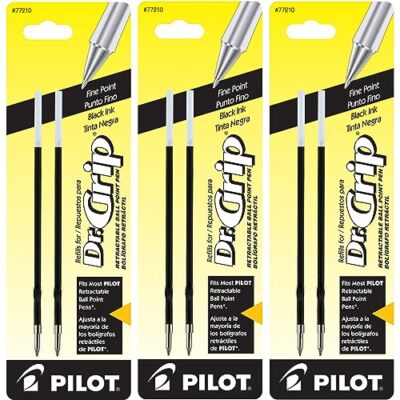 Pilot Better/EasyTouch/Dr Grip Retractable Ballpoint Pen Refills,0.7mm,FinePoint