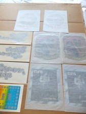 Vintage Elvis Presley Iron on t-shirt heat transfers Lot of 10 NEW Sealed 1970's