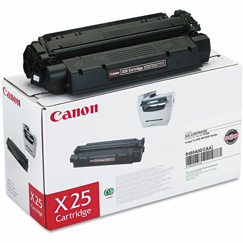 8489A001 (X25) Toner, 2,500 Page-Yield, Black 8489A001 (X25) Toner, 2,500 Page-Yield, Black
