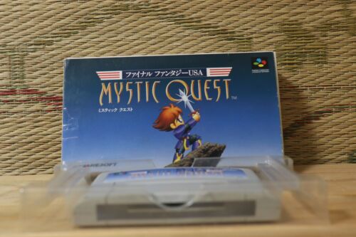 Mystic Quest Final Fantasy USA w/box Nintendo Super Famicom SFC VG+! - Afbeelding 1 van 4