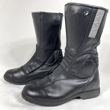 BMW Leather GORE-TEX Motorcycle Touring Boots Black Sz EU 39 US Mens 6, Womens 7