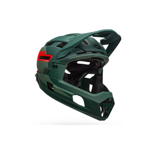BELL CASCO MIPS SUPER AIR R FLEX MATTE-GLOSS GREEN INFRARED - Foto 4 di 6