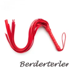 4 Color Pu Leather Whips Flogger Spanking Paddle Fetish Flirt for Couple Cosplay