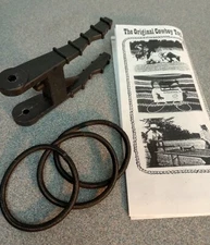 REPLACEMENT HEELS with 3 Replacement HEEL BANDS   OCT ROPING Dummy BLACK   BONUS