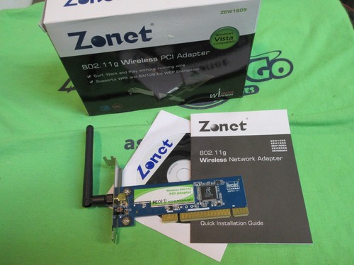 ZONET Wireless PCI Card Adapter- ZEW1605 - BOX - Picture 3 of 3