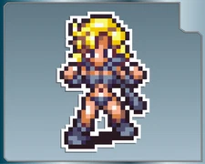 AYLA Sprite from Chrono Trigger Vinyl Decal #2 Car Truck Window Sprite