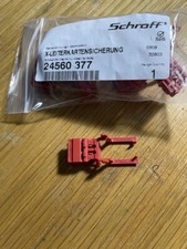 A bag of 20 Schroff X-Board Retainers p/n 24560 377, RED