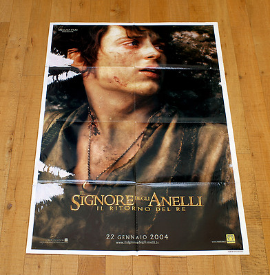 IL SIGNORE DEGLI ANELLI IL RITORNO DEL RE manifesto poster Lord