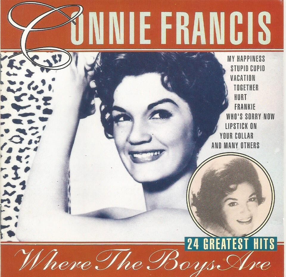 Connie Francis - Where The Boys Are (24 Greatest Hits) 1993 Portugal CD album