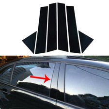 Piano Black Pillar Post Door Trim Fit For Chrysler 300C Dodge Magnum 2005-2010