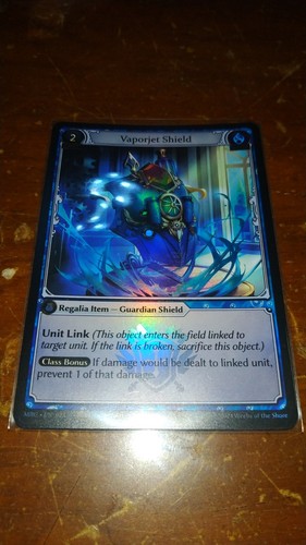 Grand Archive GATCG MRC 1x Vaporjet Shield R Foil Guardian Shield - Picture 2 of 2