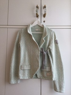 Odd Molly Jacke Gr.1 S Gr. 36 grün weiß, schön!