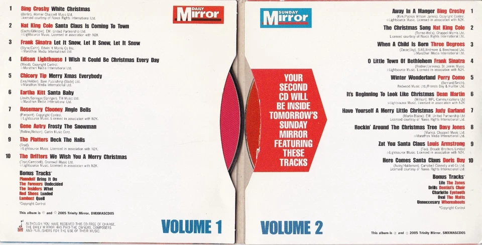 THE ULTIMATE XMAS ALBUM 20 Festive Favourites ( Double CD ) - Bild 2 von 3