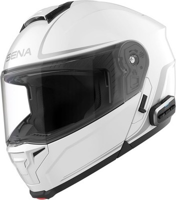 Sena Outrush 2 Modular Bluetooth Helmet Mesh Intercom DOT Approved White