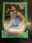 AJAY MITCHELL 2025-26 BOWMAN CHROME GREEN GEOMETRIC AUTO /99 #BCA-AL