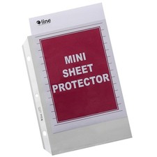 C-Line Top Loading Heavyweight Poly Sheet Protectors, Clear, Box of 50, Clear