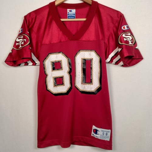 Vintage San Francisco 49ers Jerry Rice Jersey Youth Small 8 Kids NFL Champion - Picture 2 of 19