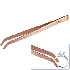 Copper Tongs Curved Tip Copper Tweezers For Pickler Jewelry Pickling Solution