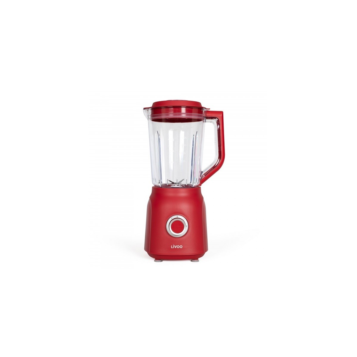 Blender Livoo 1.5L rouge pour vos smoothies du matin