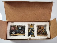 Boyds Cocoa's House of Chocolate Cocoa Express, Cocoa McBruin, Sweetie & Chunk 