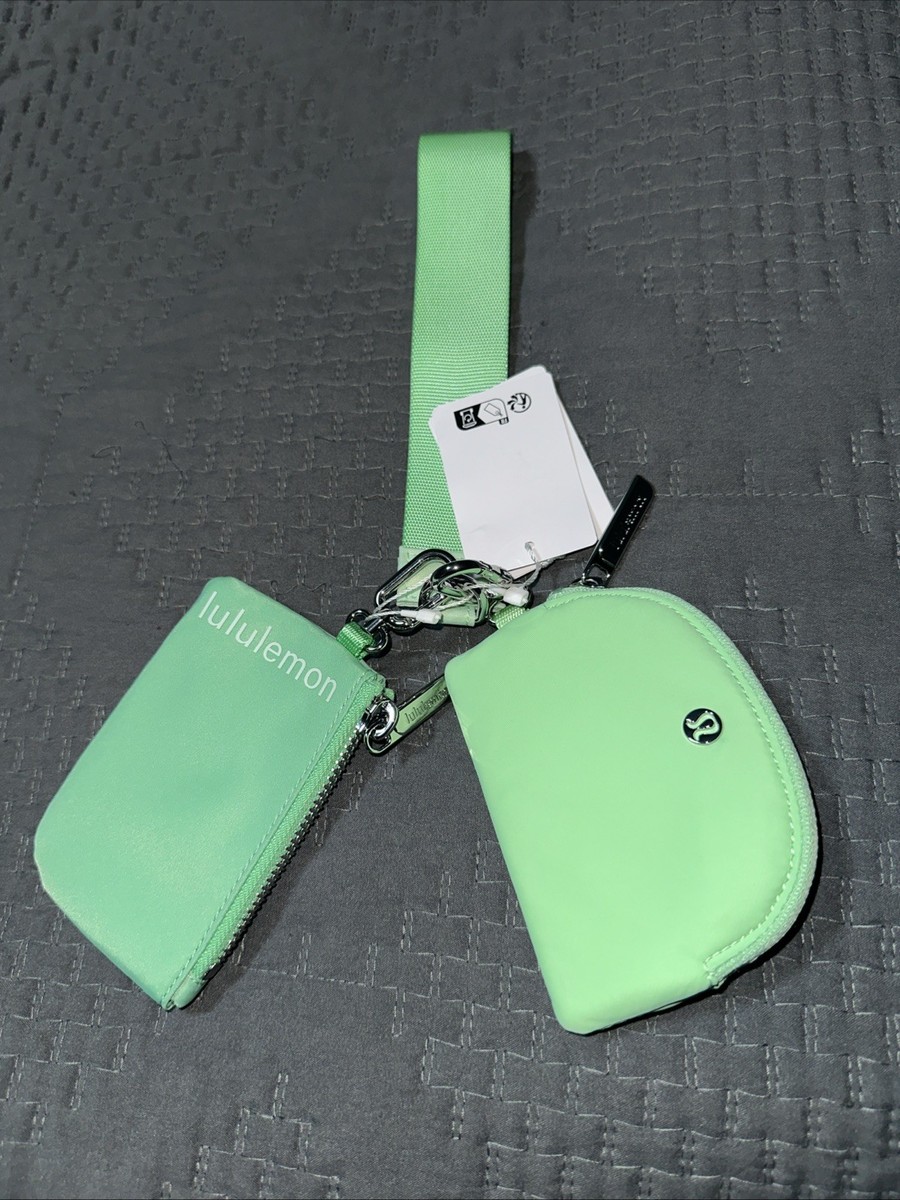 Lululemon Dual Pouch Wristlet, Lime Green Green Limited Edition | eBay