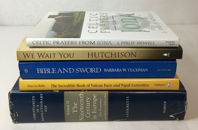 Lot of 5 Books - European Christian History  Celtic Eastern Vatican 19th Century