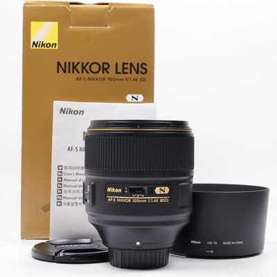 Nikon AF-S NIKKOR 105mm f/1.4 E ED Objektiv [Top Neuwertig] #7866LC