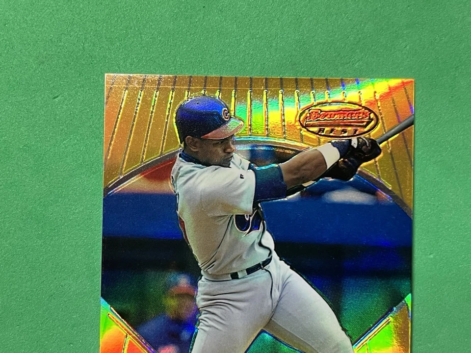 1996 Bowman's Best - Sammy Sosa #48 Refrator White Sox Cubs HOF - Imagem 3 de 4