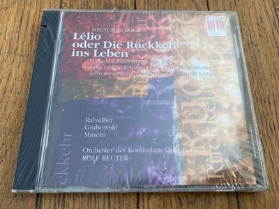 Berlioz: Lelio Oder Die Ruckkehr Ins Leben / Reuter /  Rabsilber (CD, 1994) NEW