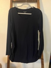 2 Piece BumpStart Maternity Scoop Neck Long Sleeve T-Shirts L