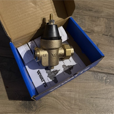 #ad Watts LFN45BM1 U 3 4 in Brass Single Union Water Pressure Valve 25 75 psi $45.00