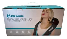 Shiatsu Neck & Back Massager with Heat, Deep Kneading Massage Pillow Electric