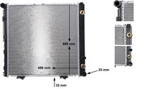 Mahle CR 291 000S KüHler, MotorküHlung FüR Mercedes-Benz