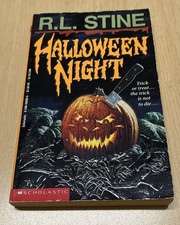 Halloween Night R.L. Stine 1993 First Scholastic Printing Horror Thriller