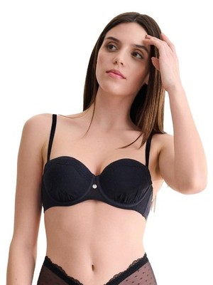 Lisca Balconnet Schalen BH Ronia Gr. 70-90 B-E in Cream und Black
